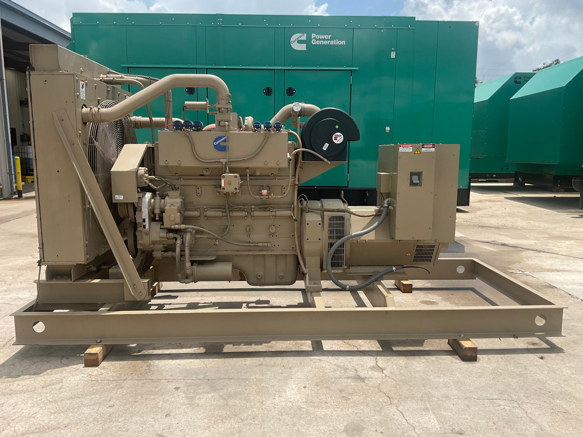 Low Hour Cummins GTA855 200KW Natural Gas Generator Set - DPC1094