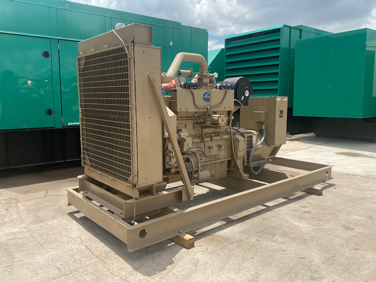 Low Hour Cummins GTA855 200KW Natural Gas Generator Set - DPC1094