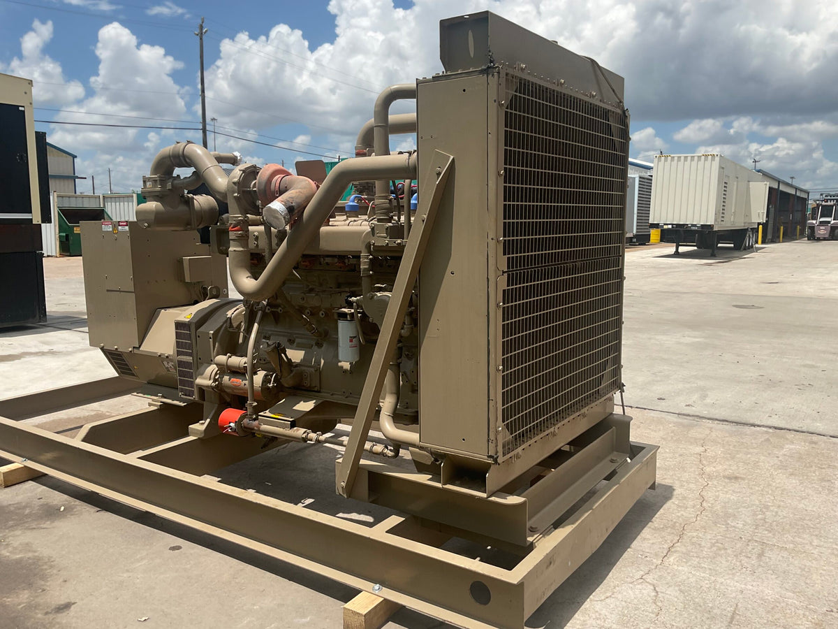Low Hour Cummins GTA855 200KW Natural Gas Generator Set - DPC1094