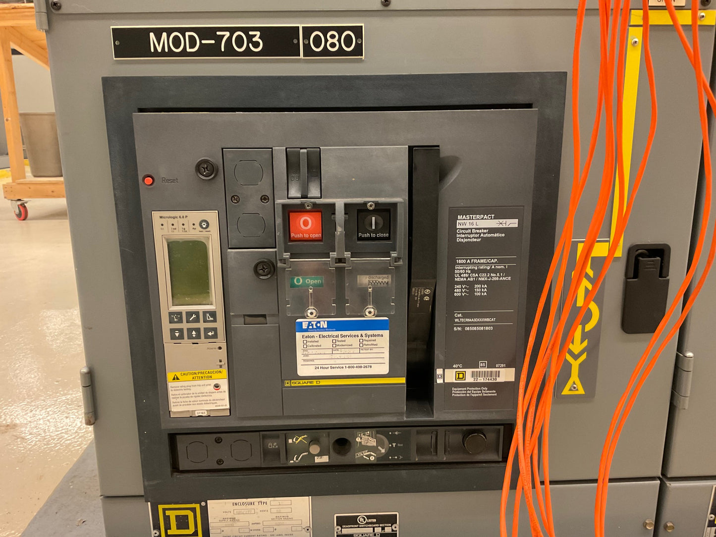 Square D QED-6 Power Style 10 Section Switchgear 4000A 480/277V 60hz 3PH 23590911-001 Never Energized!