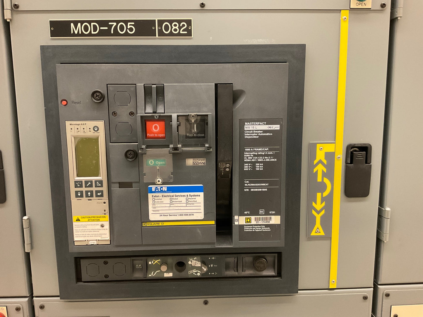 Square D QED-6 Power Style 10 Section Switchgear 4000A 480/277V 60hz 3PH 23590911-001 Never Energized!