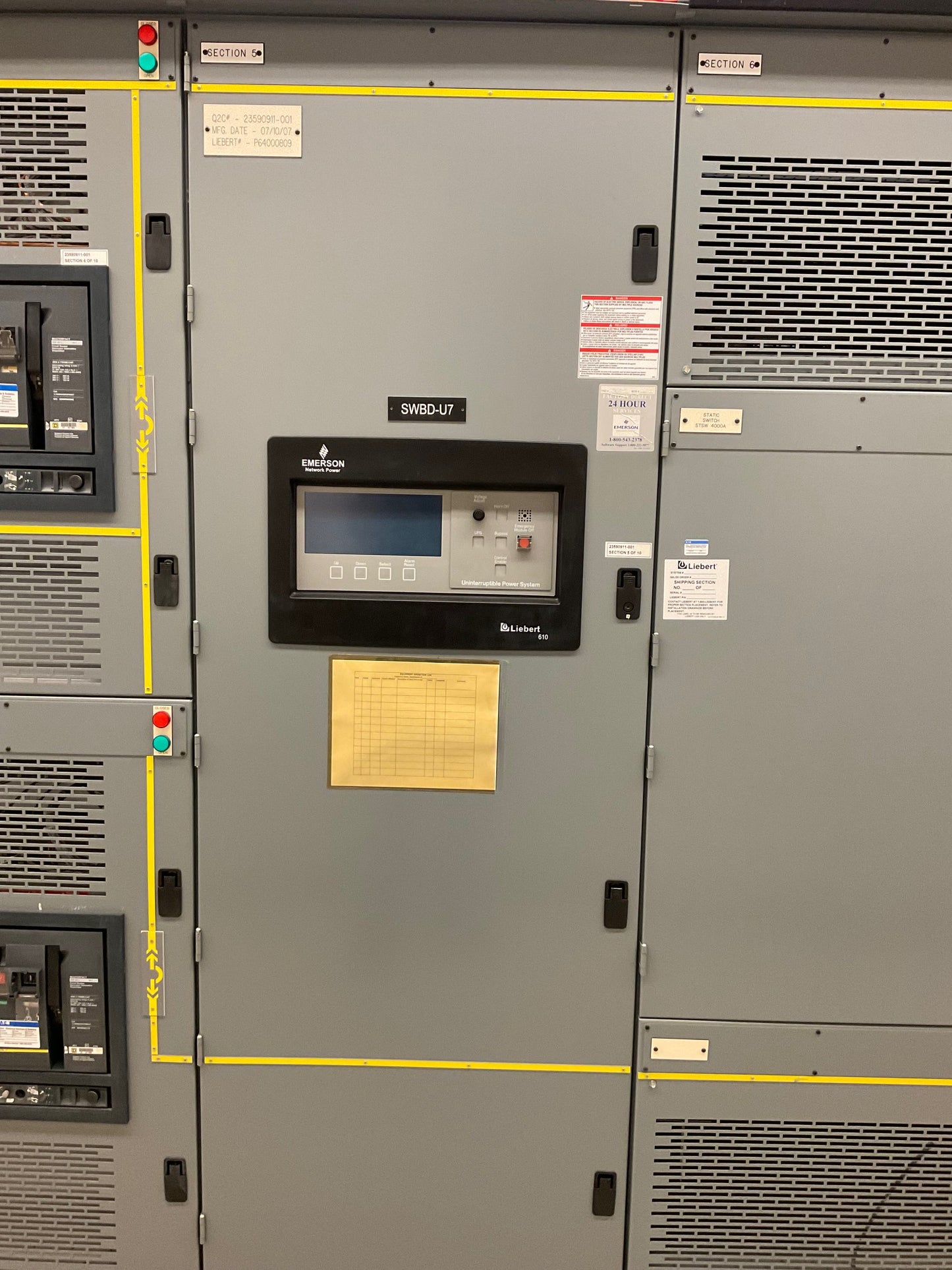 Square D QED-6 Power Style 10 Section Switchgear 4000A 480/277V 60hz 3PH 23590911-001 Never Energized!