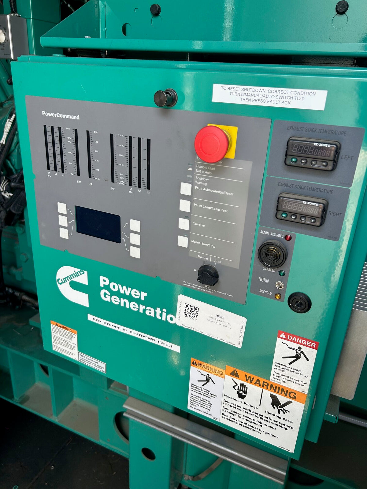Low Hour Cummins QSK60-G6 2000KW Tier 2 Diesel Generator Set - DPC1012
