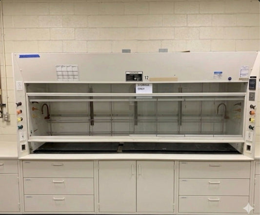 Large Kewaunee 10ft Laboratory Fume Hood for Industrial & Chemical Use (S6LLST0838)