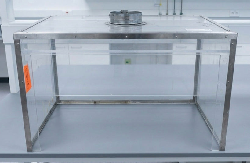 35x24x22 Plastic Plexiglass Exhaust Fume Hood Enclosure Steel Enforced (S6LLST2933)