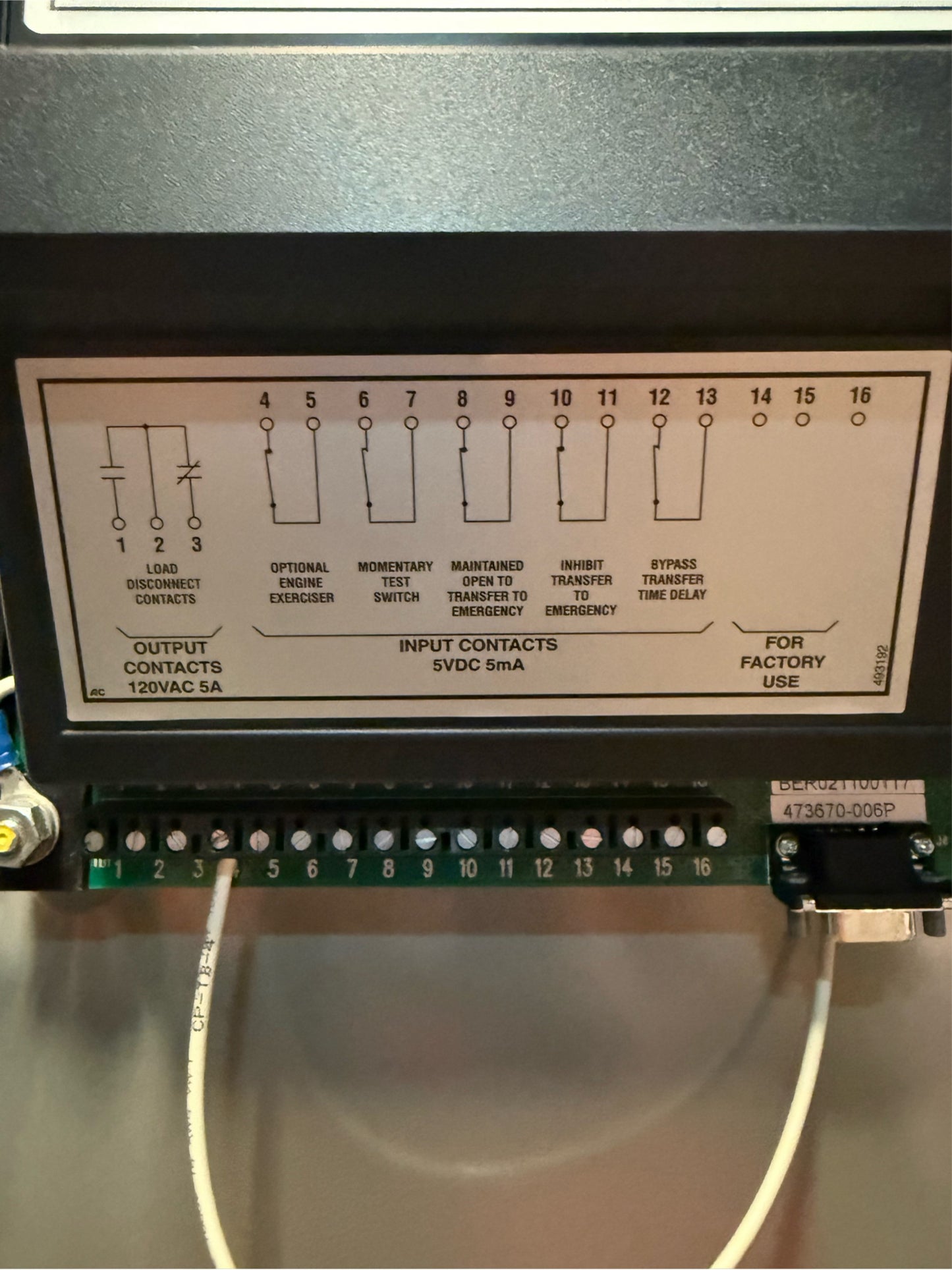 ASCO D00300030150N1XC 150A ATS Automatic Transfer Switch 480V (SKU: 110071)
