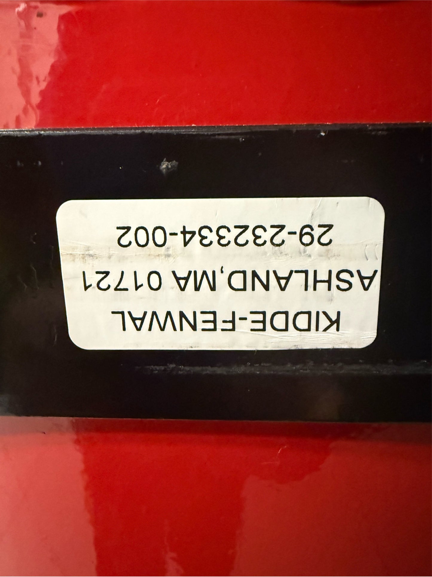 FM-200 Fire Tank Cylinder SN-AA363383 424 lbs of Agent Kidde Fenwal