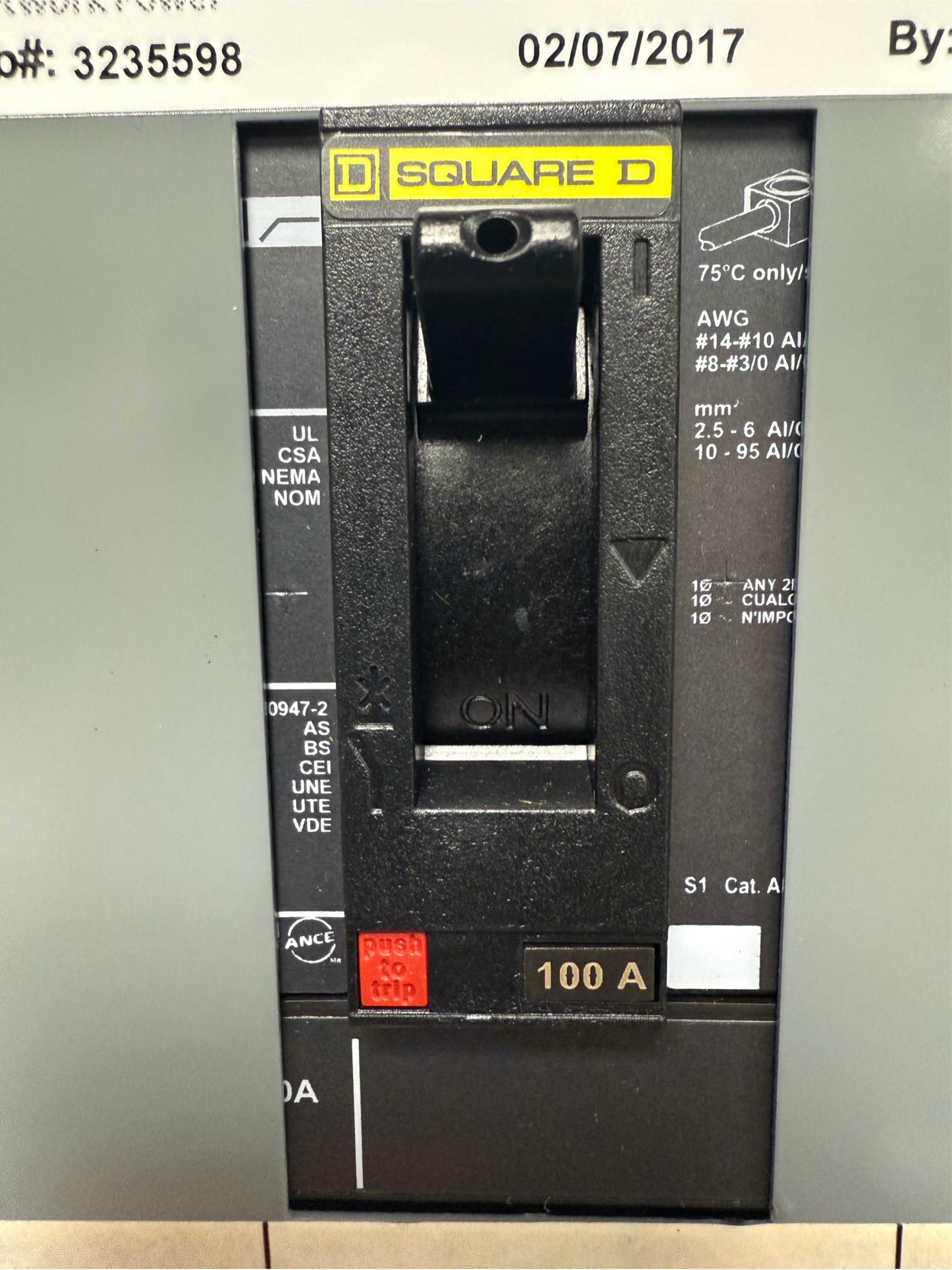 Square D NQ430L1C 21 Breakers Panelboard 100A 240V NQ Panelboard with Main (SKU: 110331)