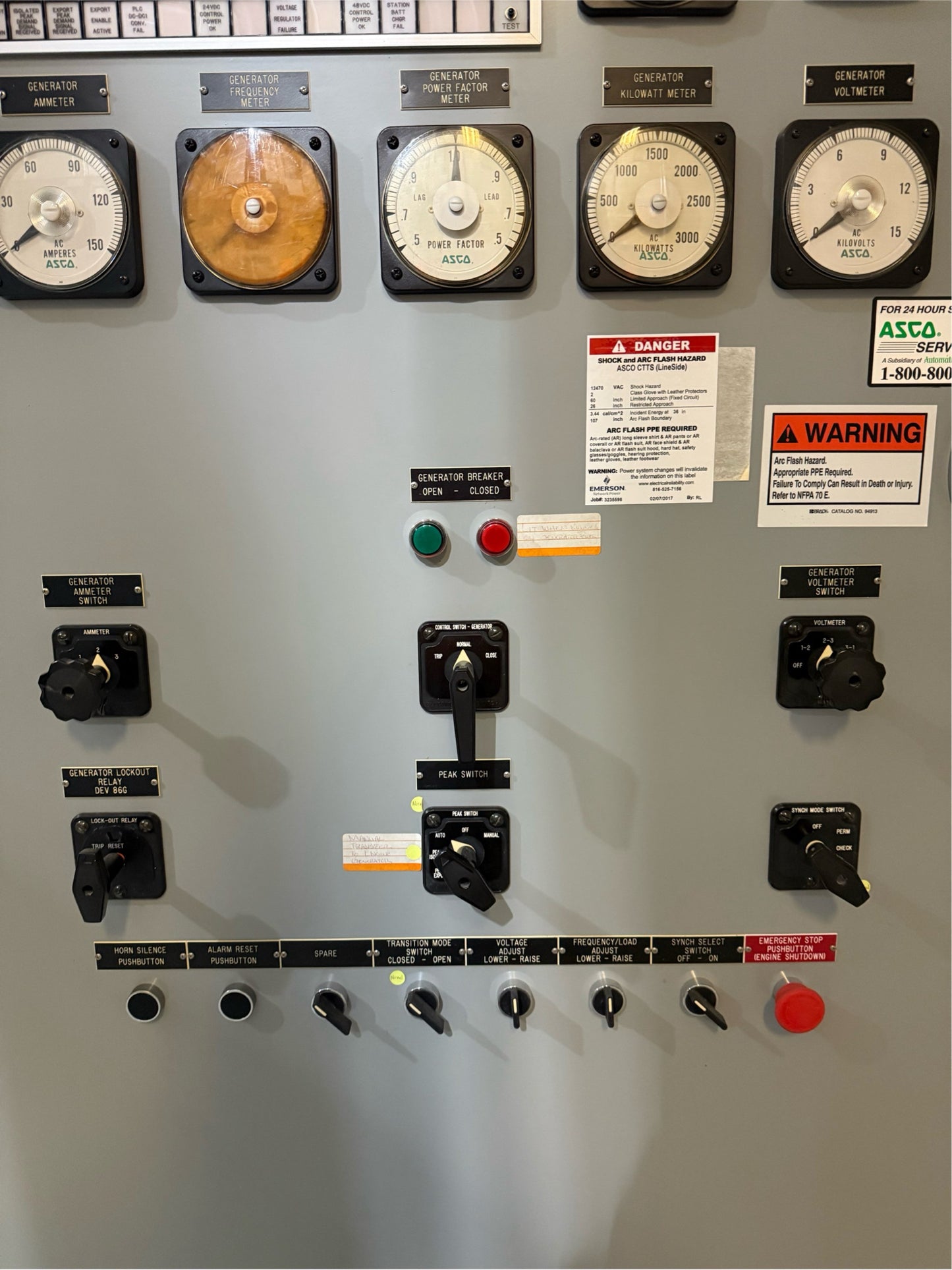 1200A 12470V ASCO 6390P110358 3 Sect GE PowerVac 15KV Switchgear (SKU: 110358)