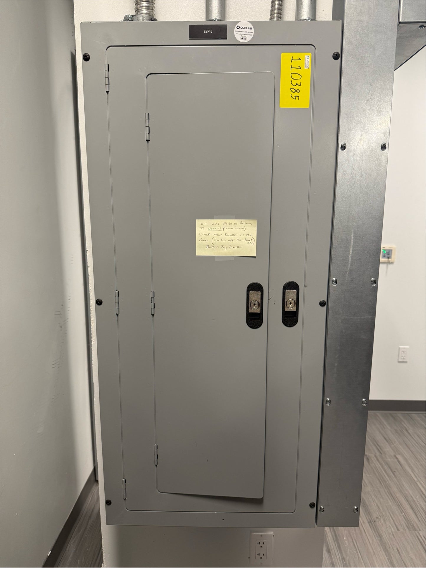 Siemens 250A LGB Panelboard '18 32 Breakers & Main 480/277V P1E42H2225CTST (SKU: 110385)