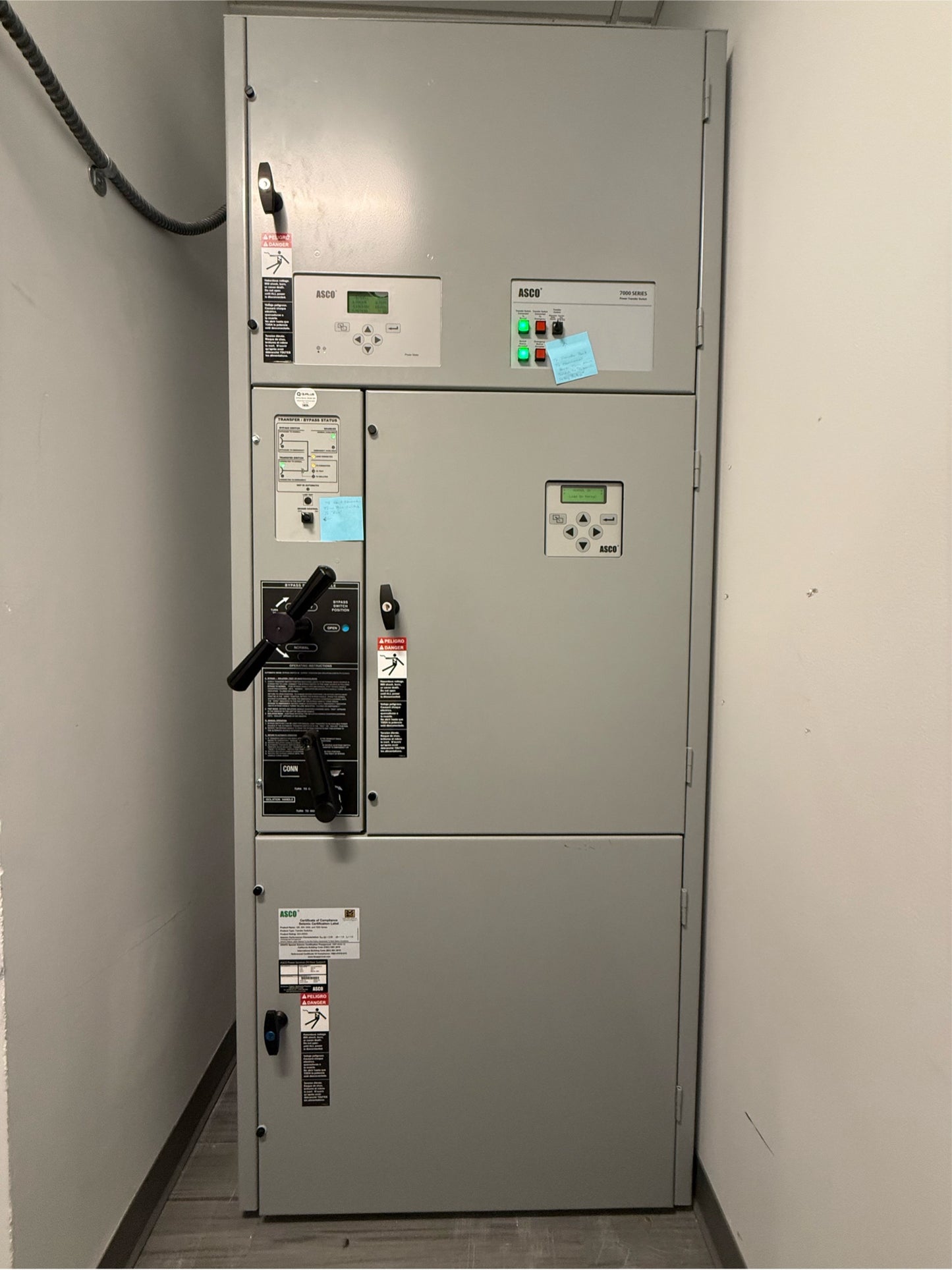 ASCO 7000 Series Power Transfer Switch JO7ATBC30230N5XC 230amp ATS (SKU: 110386)