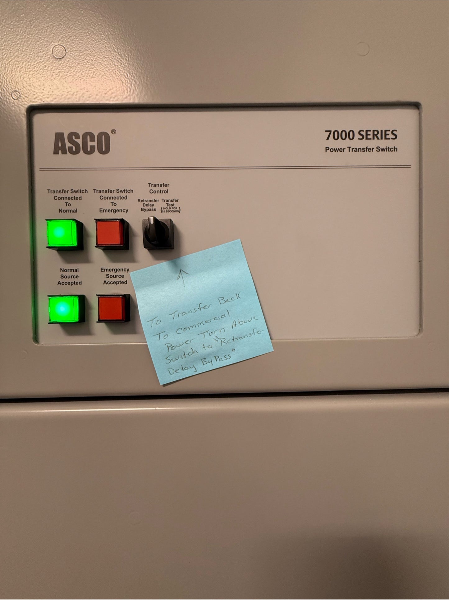 ASCO 7000 Series Power Transfer Switch JO7ATBC30230N5XC 230amp ATS (SKU: 110386)