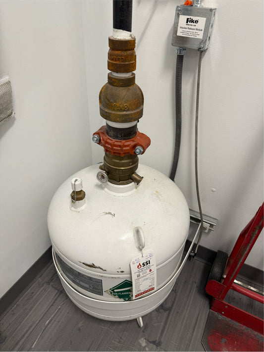 Fike 227ea FM200 Cylinder 164 lbs of agent W? Control Panel (SKU: 110390)