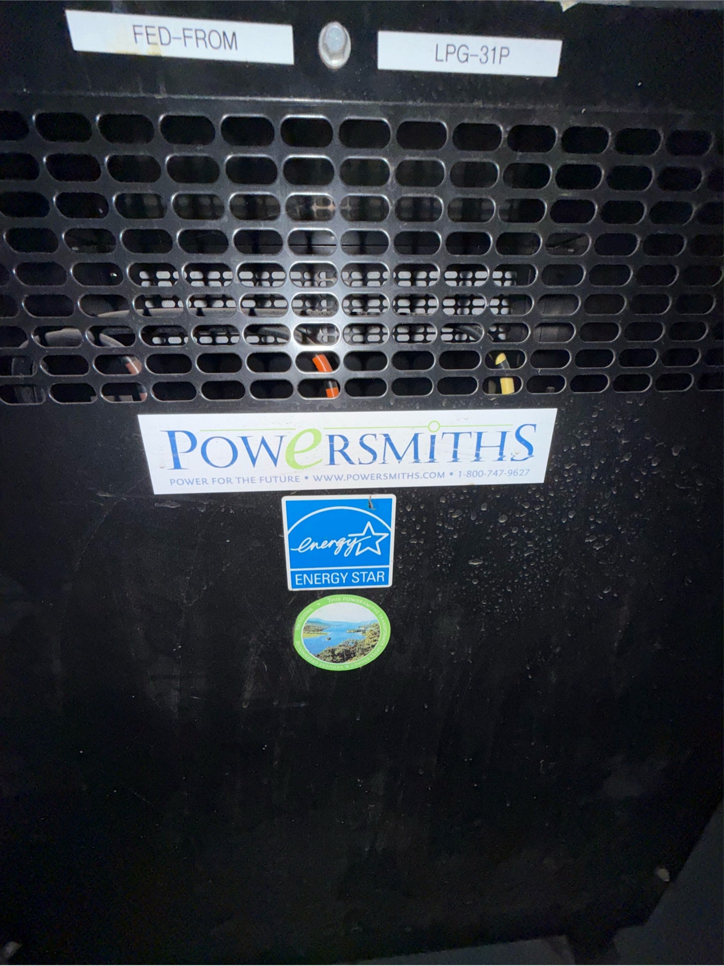 75KVA Powersmiths Transformer 21677 - TT2509 3PH 480v 208/120