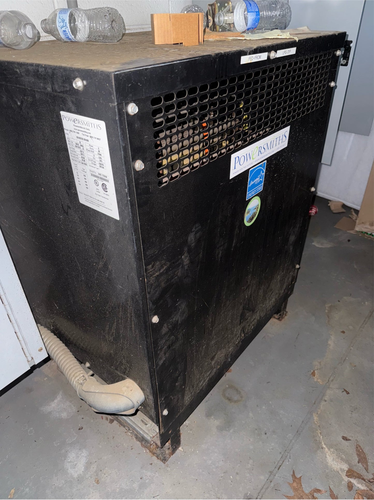 75KVA Powersmiths Transformer 21677 - TT2509 3PH 480v 208/120
