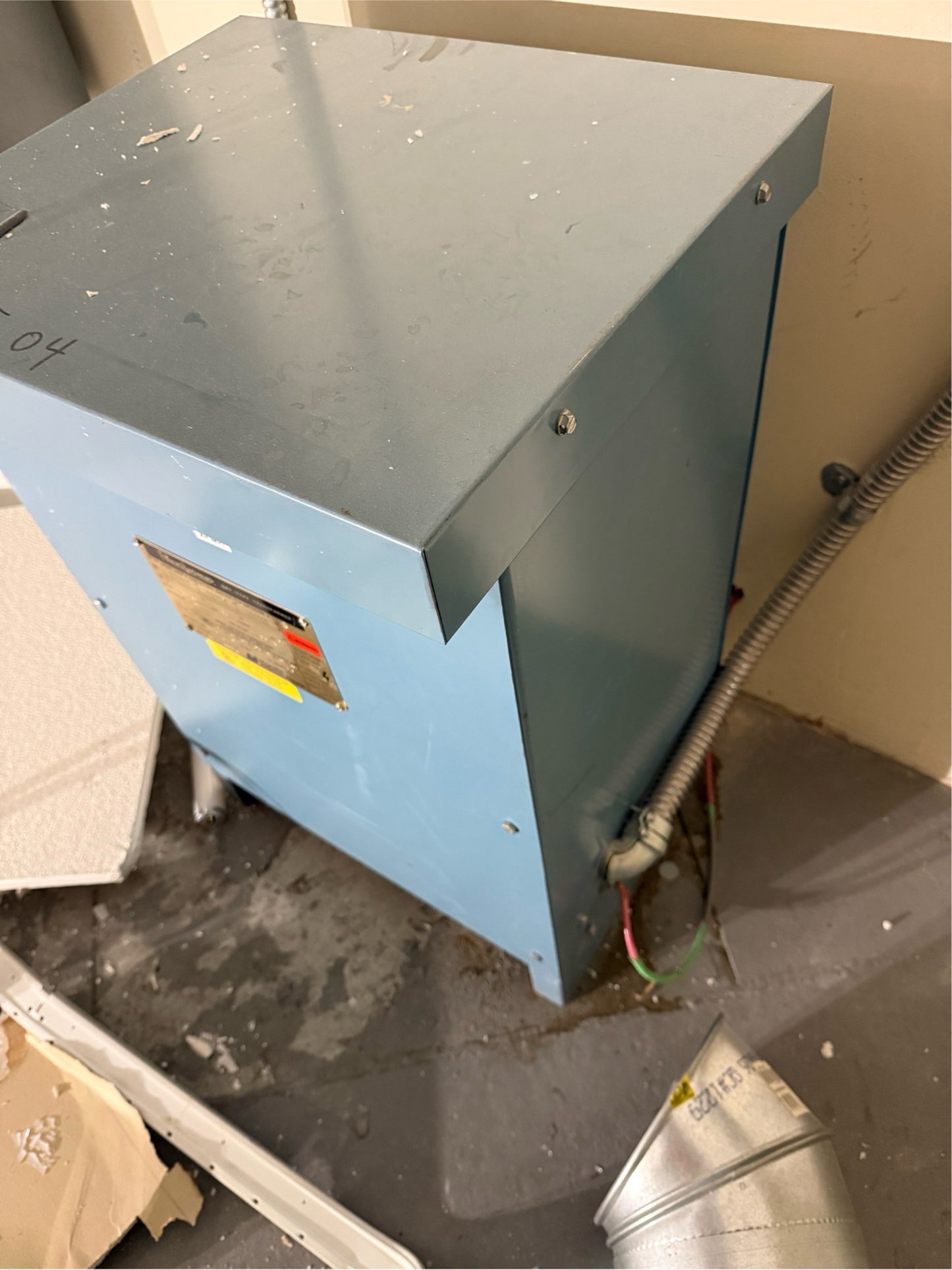 30KVA Powerformer Transformer 223-3194 3ph 480V x 208Y/120V (SKU: 110474)