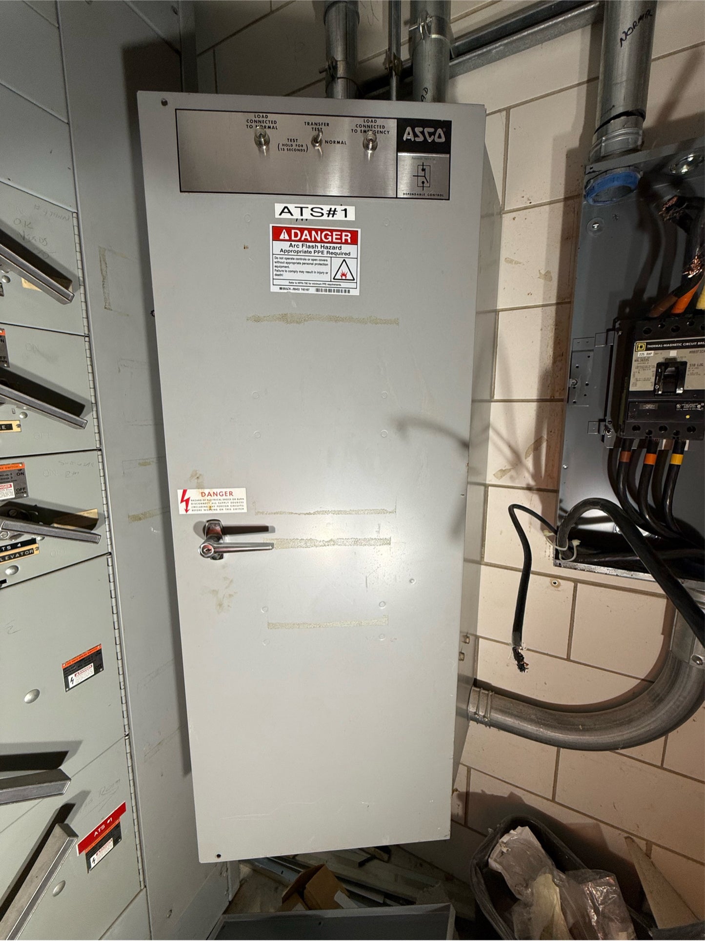 ASCO Bulletin 940 ATS 400A 480Y/277V Automatic Transfer Switch C940340099C