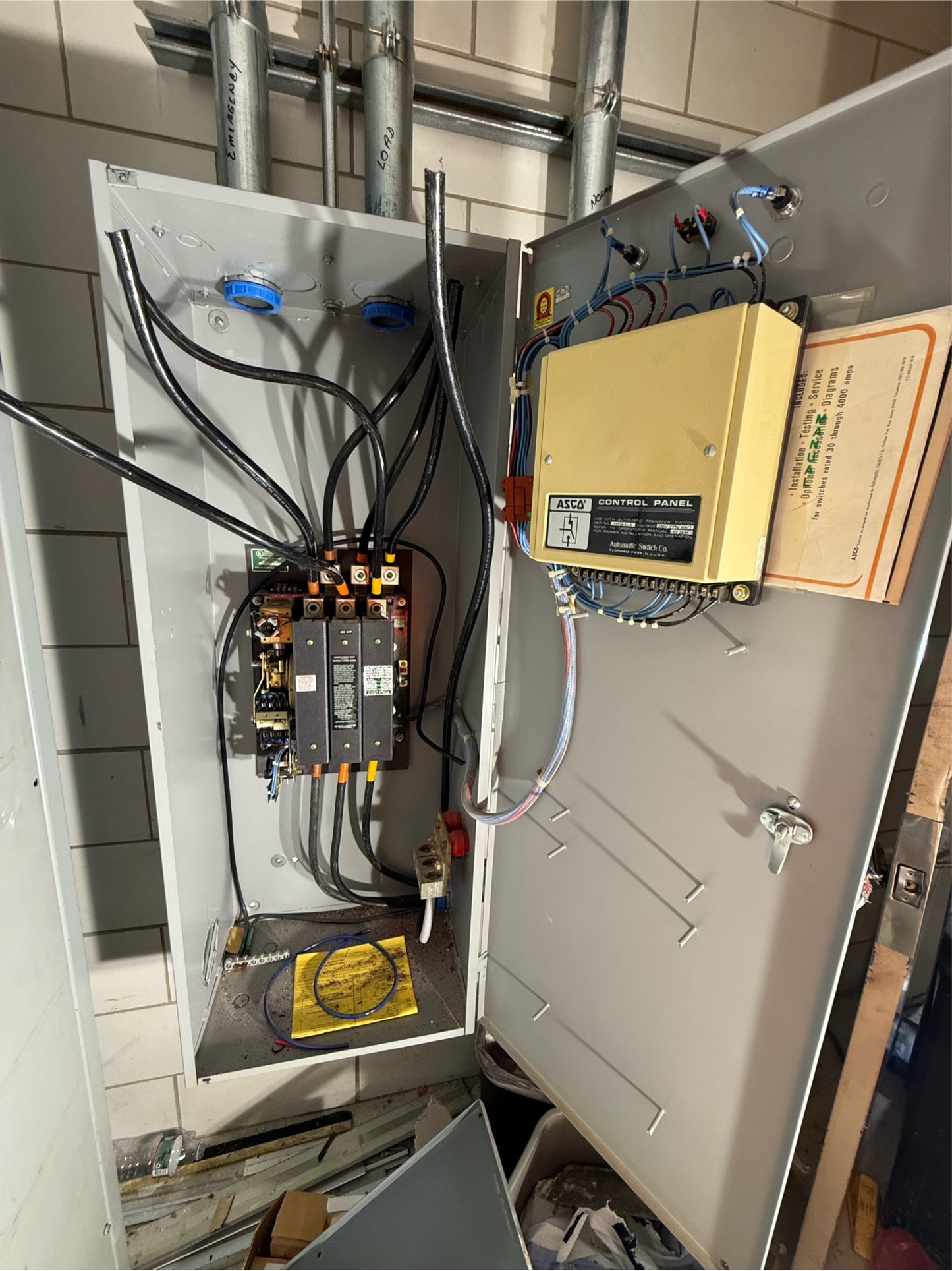 ASCO Bulletin 940 ATS 400A 480Y/277V Automatic Transfer Switch C940340099C