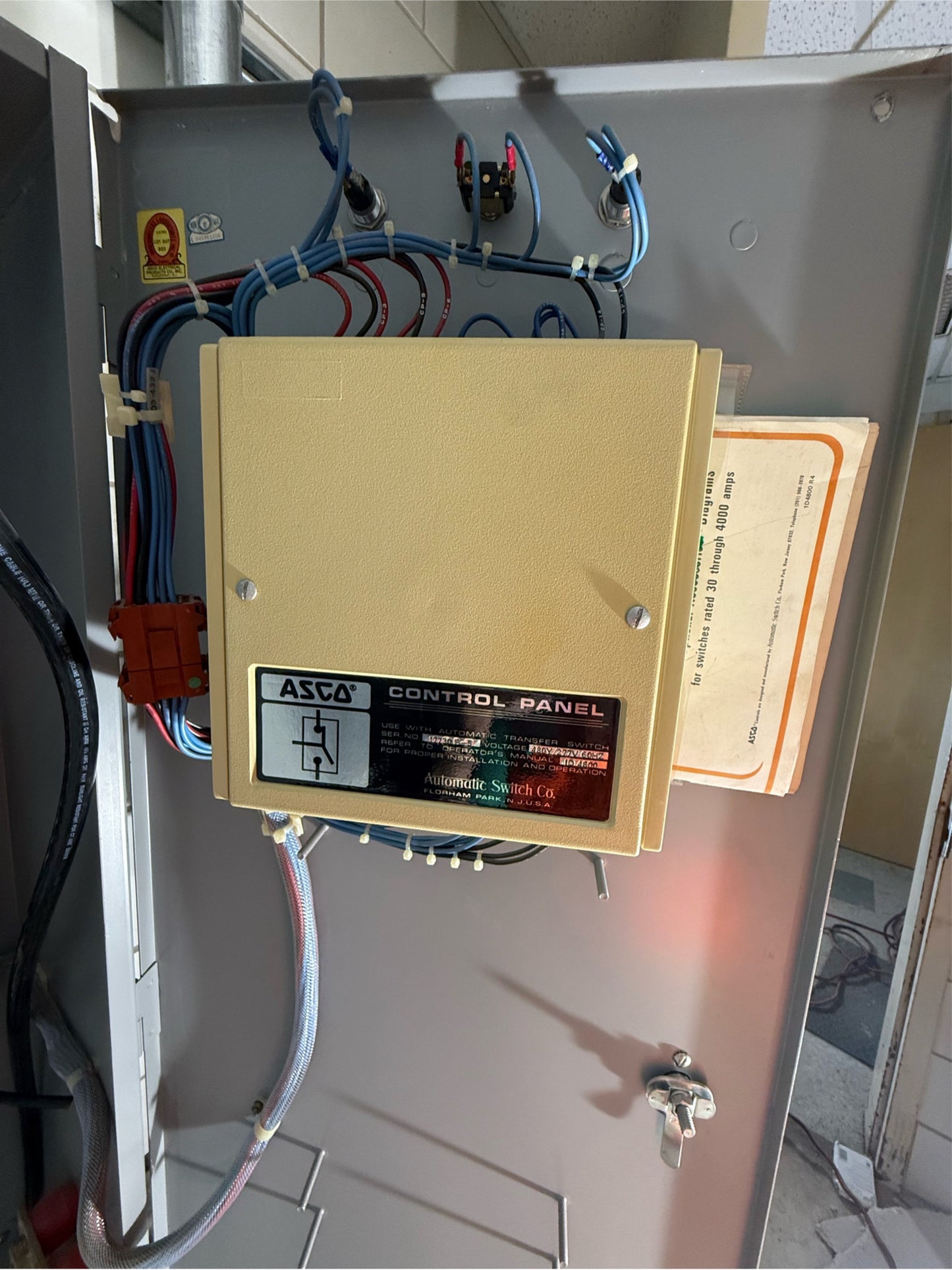 ASCO Bulletin 940 ATS 400A 480Y/277V Automatic Transfer Switch C940340099C
