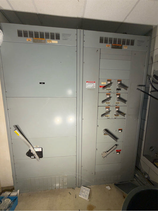 ITE Switchboard 1600A 2 sections 480Y/277 1 main / 6 Switches (SKU: 110478)