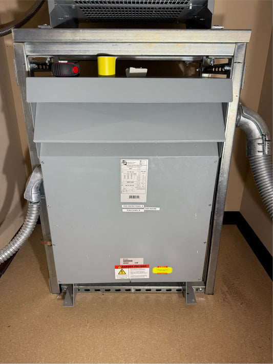 30KVA Hammond Dry Type Transformer 3PH 480V x 208Y/120V NMK030KB (SKU: 110481)
