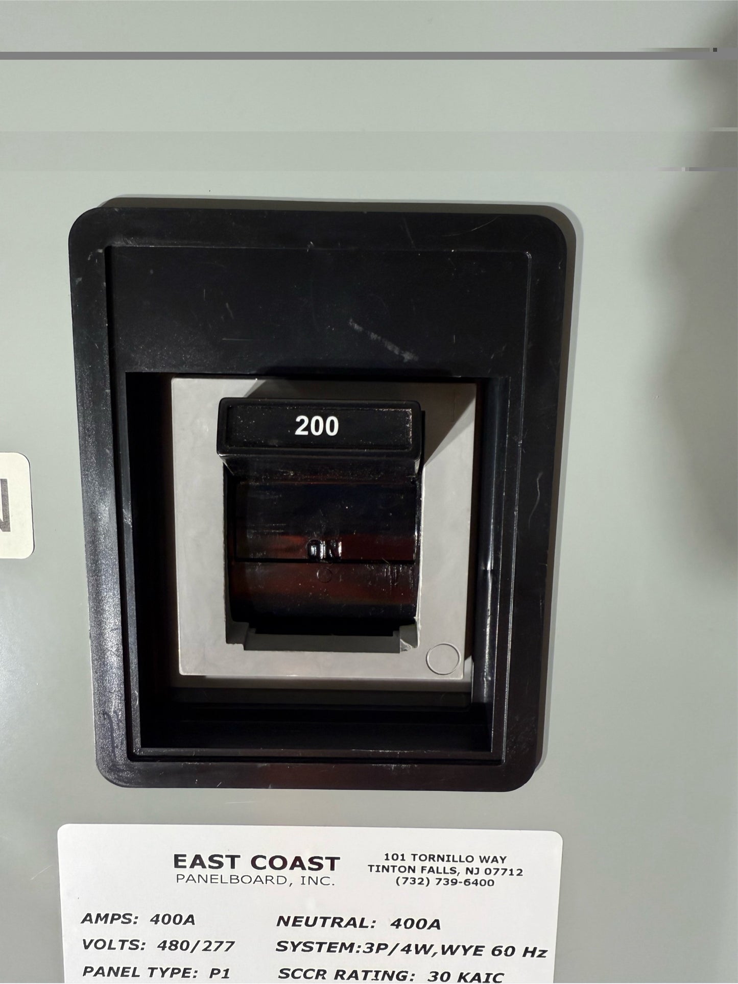 Siemens NGB Panelboard 400A 480/277 10 Breakers 1 Main 200A Main(SKU: 110484)