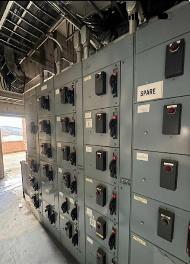 Allen-Bradley 2100 Centerline 5-Section MCC Lineup - 600V 800A - Multi-Bucket Array