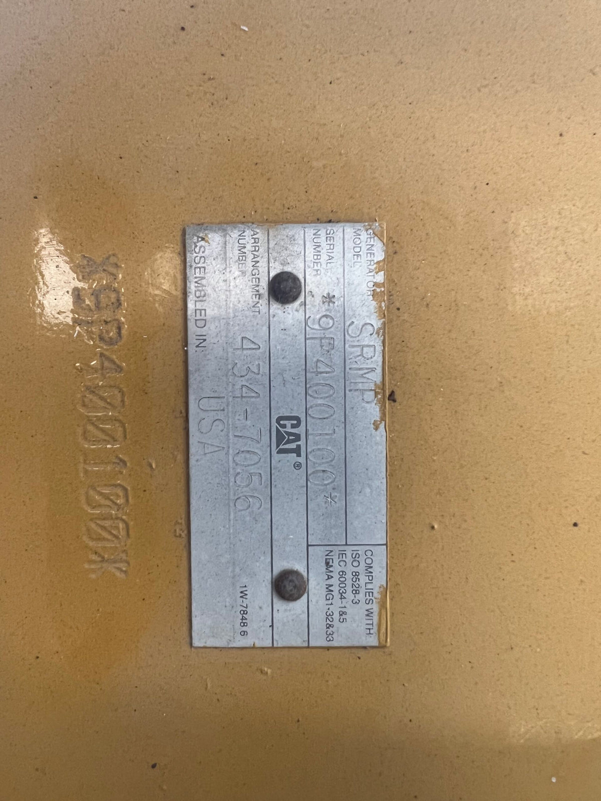 New Surplus Caterpillar 1330KW Generator End - DPC1142
