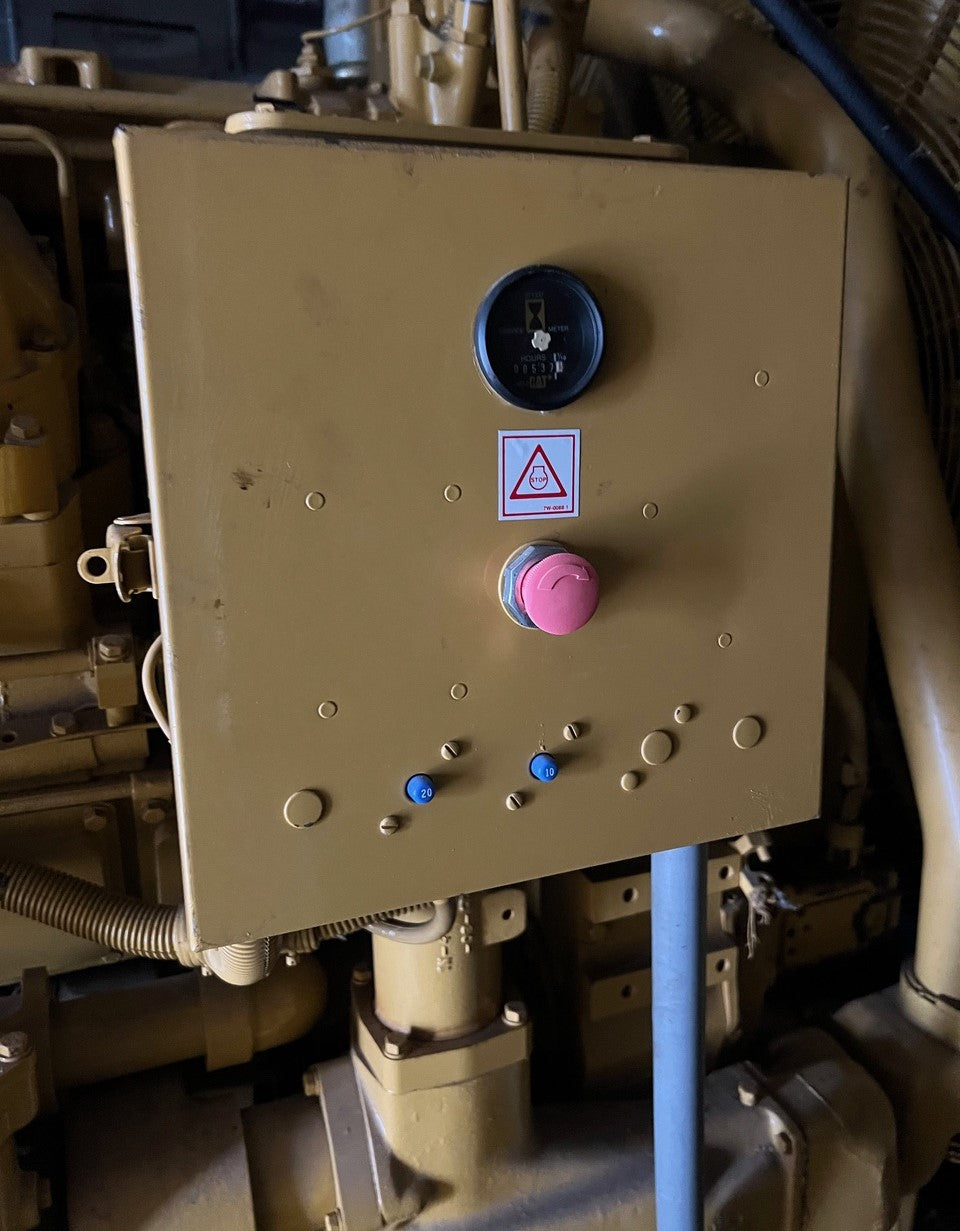 1200KW Cat 3512 Generator 4160V 537Hrs '96 Caterpillar Engine