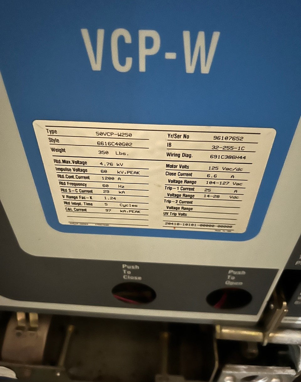 1200KW Cat 3512 Generator 4160V 537Hrs '96 Caterpillar Engine