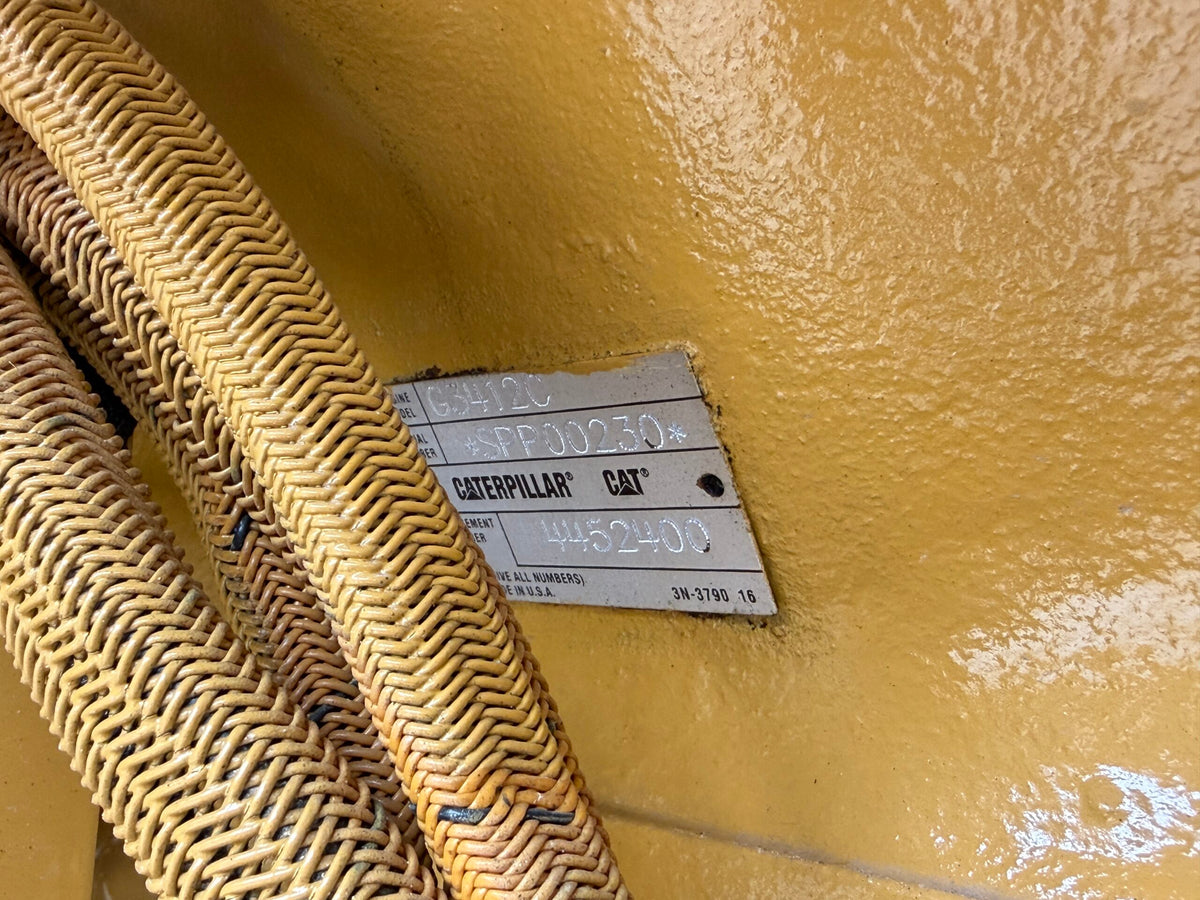 Like New Caterpillar G3412C 500KW Natural Gas Generator Set - DPC1025