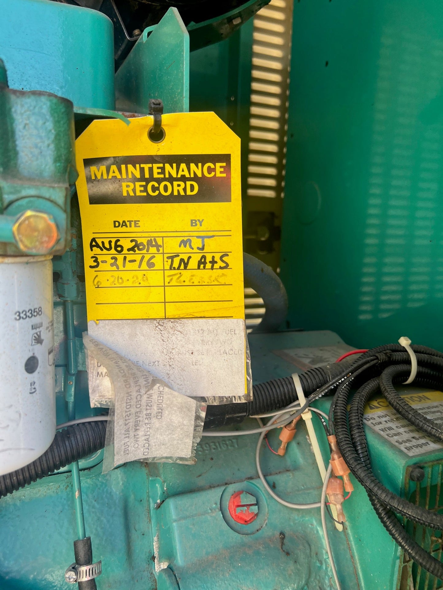 50KW Onan 4BT Cummins Diesel Generator '99 1126hrs Tested