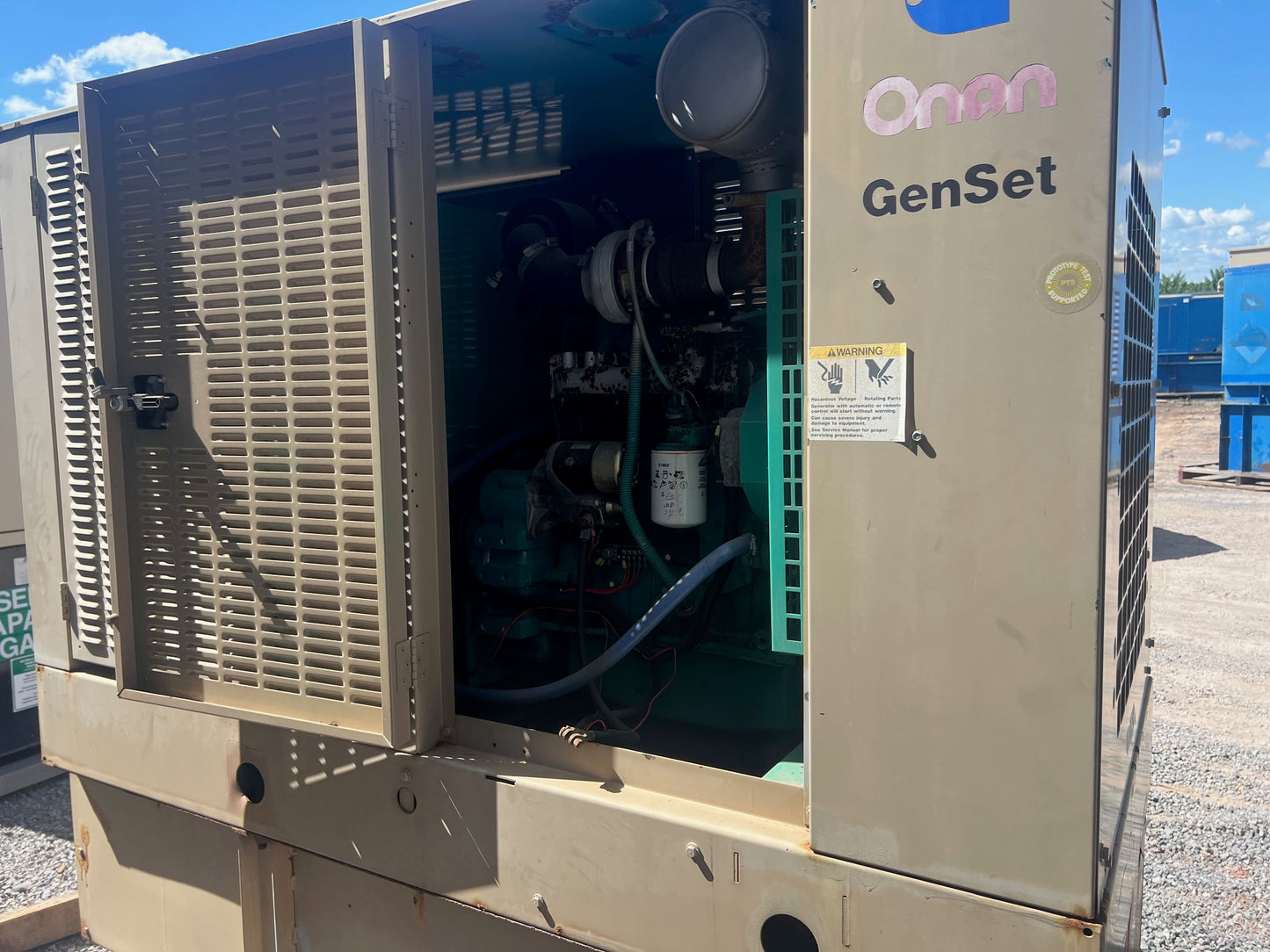 50KW Onan 4BT Cummins Diesel Generator '99 1126hrs Tested