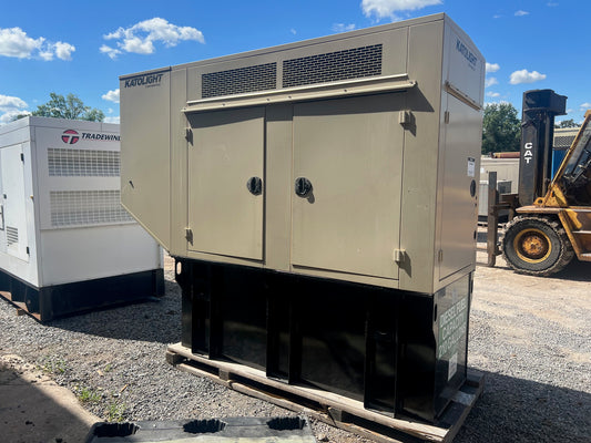 60KW Katolight 5030T John Deere Diesel Generator '05 312hrs Tested
