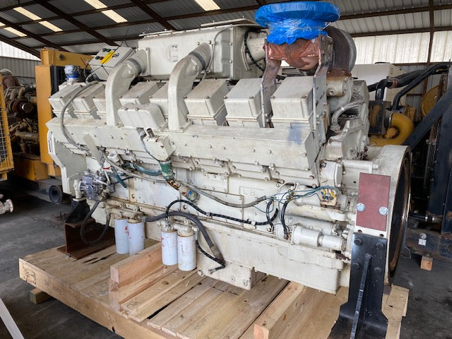 High Hour Runner Cummins KTA50-M 1000HP Diesel Marine Engine - DPC1242