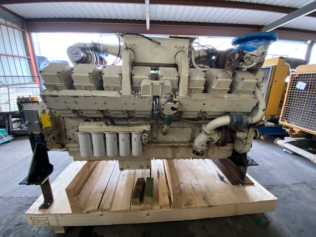 High Hour Runner Cummins KTA50-M 1000HP Diesel Marine Engine - DPC1242