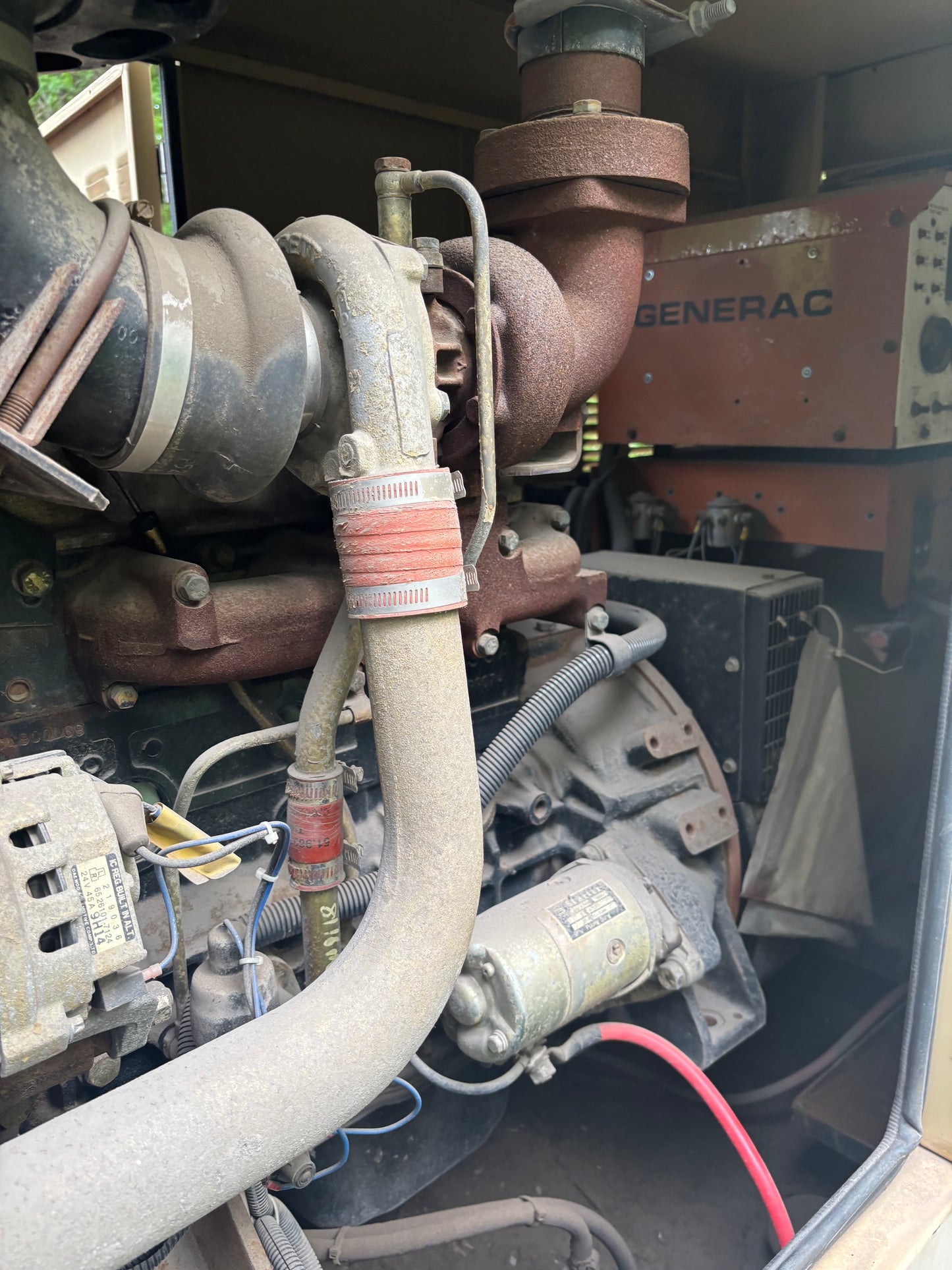 Generac 50kW Diesel Generator Daewoo SD050 1/3PH 292Hrs w/ Trailer TESTED w/ VIDEO
