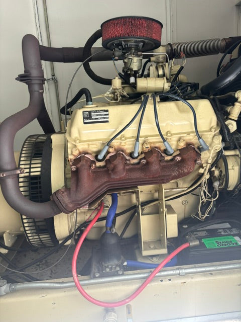 Kohler Ford 50RZ 50kW Standby Generator 49kW Nat Gas LP 1/3ph on Trailer 151hrs