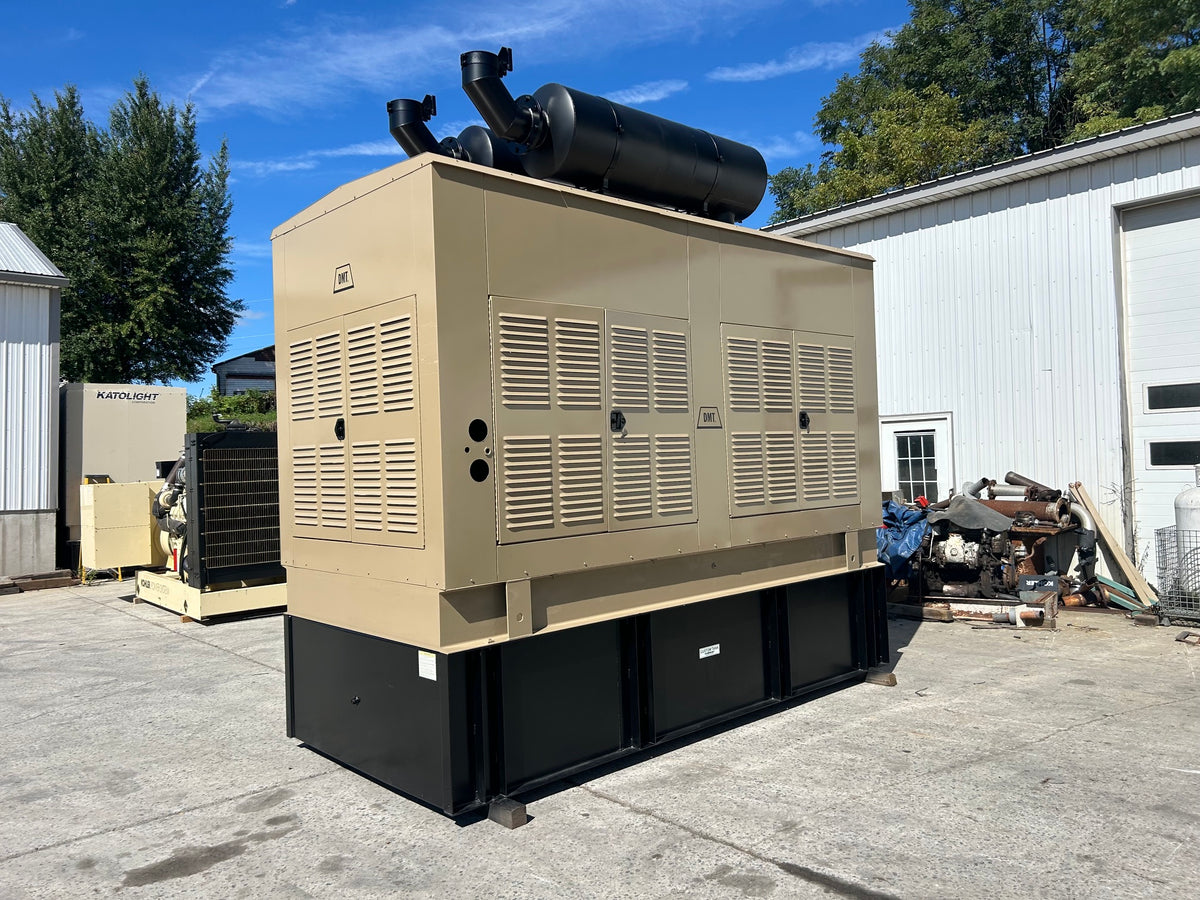 DMT 600D 600 kW Diesel Generator 277 480V 3 Phase Weather Enclosed Tank 350 Hrs