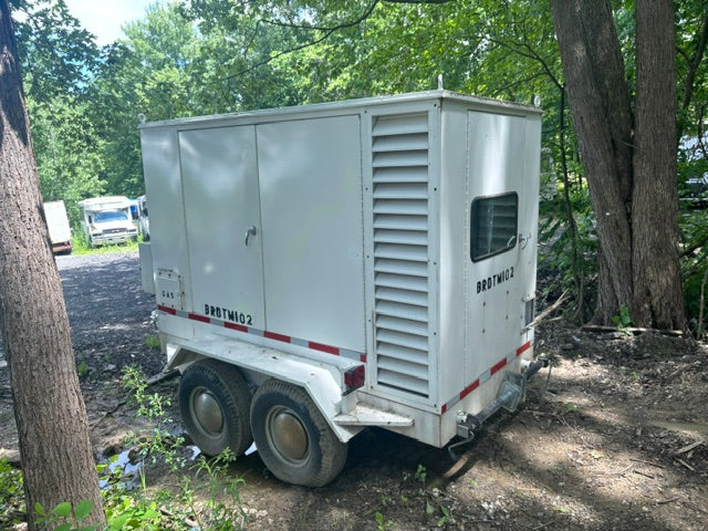 Kohler Ford 50RZ 50kW Standby Generator 49kW Nat Gas LP 1/3ph on Trailer 151hrs