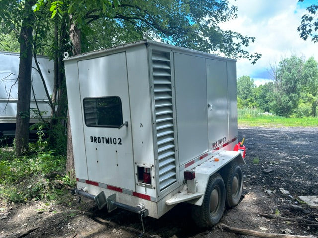 Kohler Ford 50RZ 50kW Standby Generator 49kW Nat Gas LP 1/3ph on Trailer 151hrs
