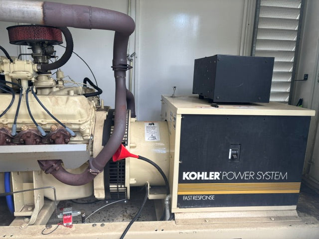 Kohler Ford 50RZ 50kW Standby Generator 49kW Nat Gas LP 1/3ph on Trailer 151hrs
