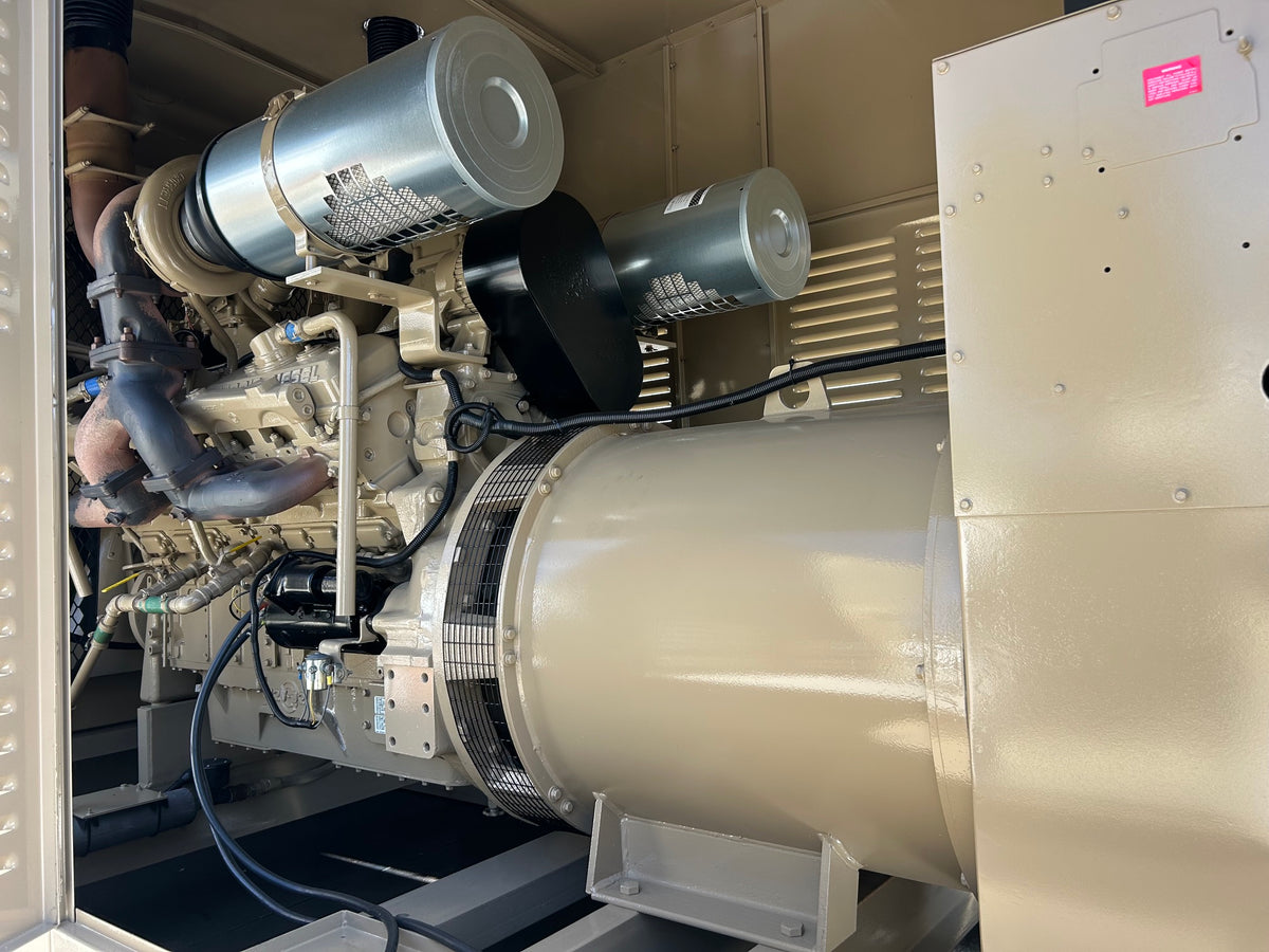 DMT 600D 600 kW Diesel Generator 277 480V 3 Phase Weather Enclosed Tank 350 Hrs