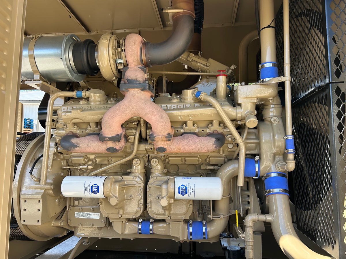 DMT 600D 600 kW Diesel Generator 277 480V 3 Phase Weather Enclosed Tank 350 Hrs
