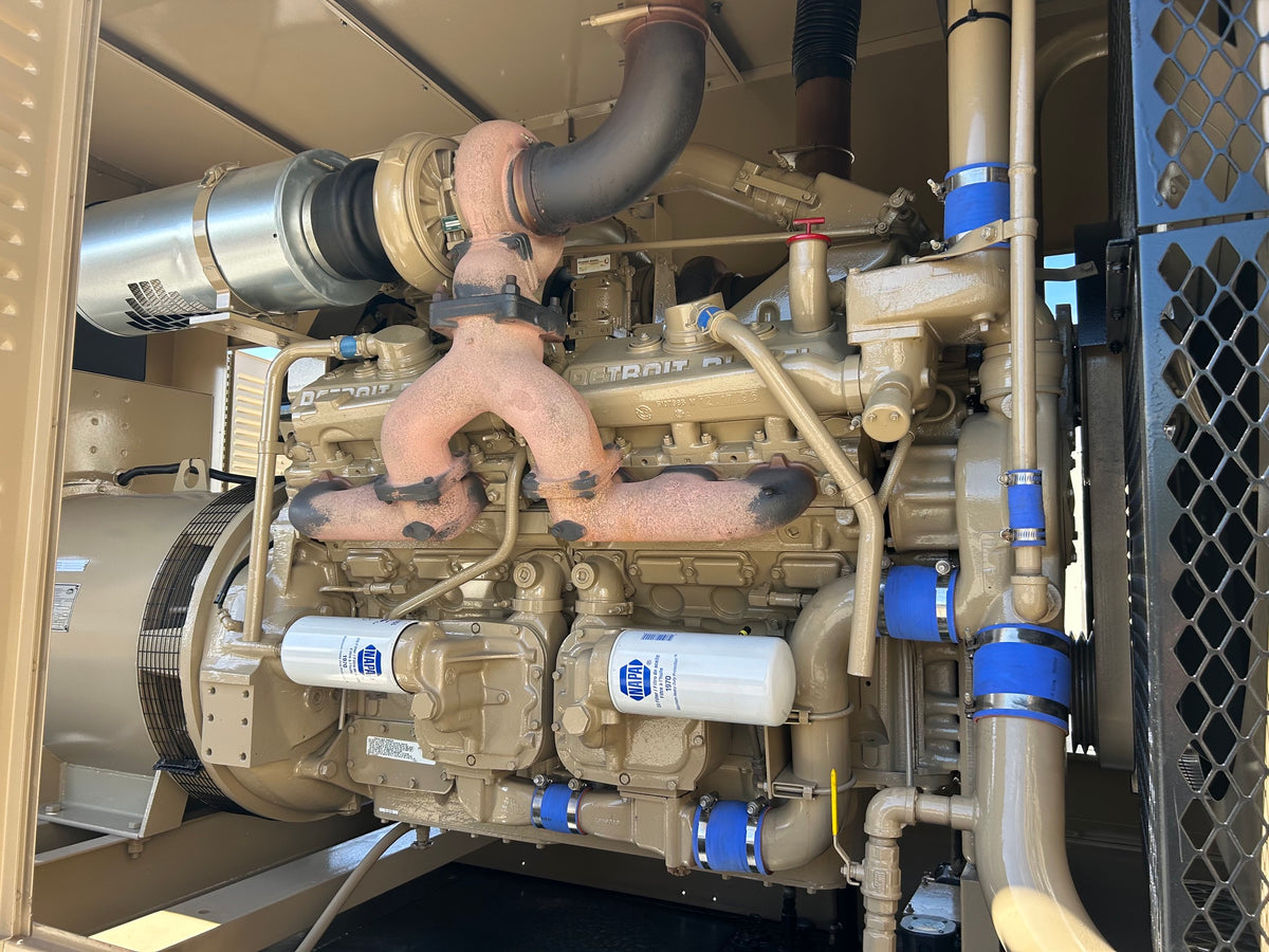 DMT 600D 600 kW Diesel Generator 277 480V 3 Phase Weather Enclosed Tank 350 Hrs