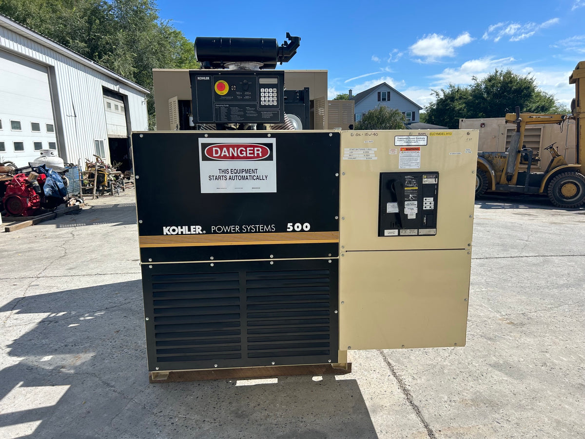 Kohler 500ROZD4 500kW Diesel Generator Detroit 16V2000 510kW 208V 480V 575 Hrs