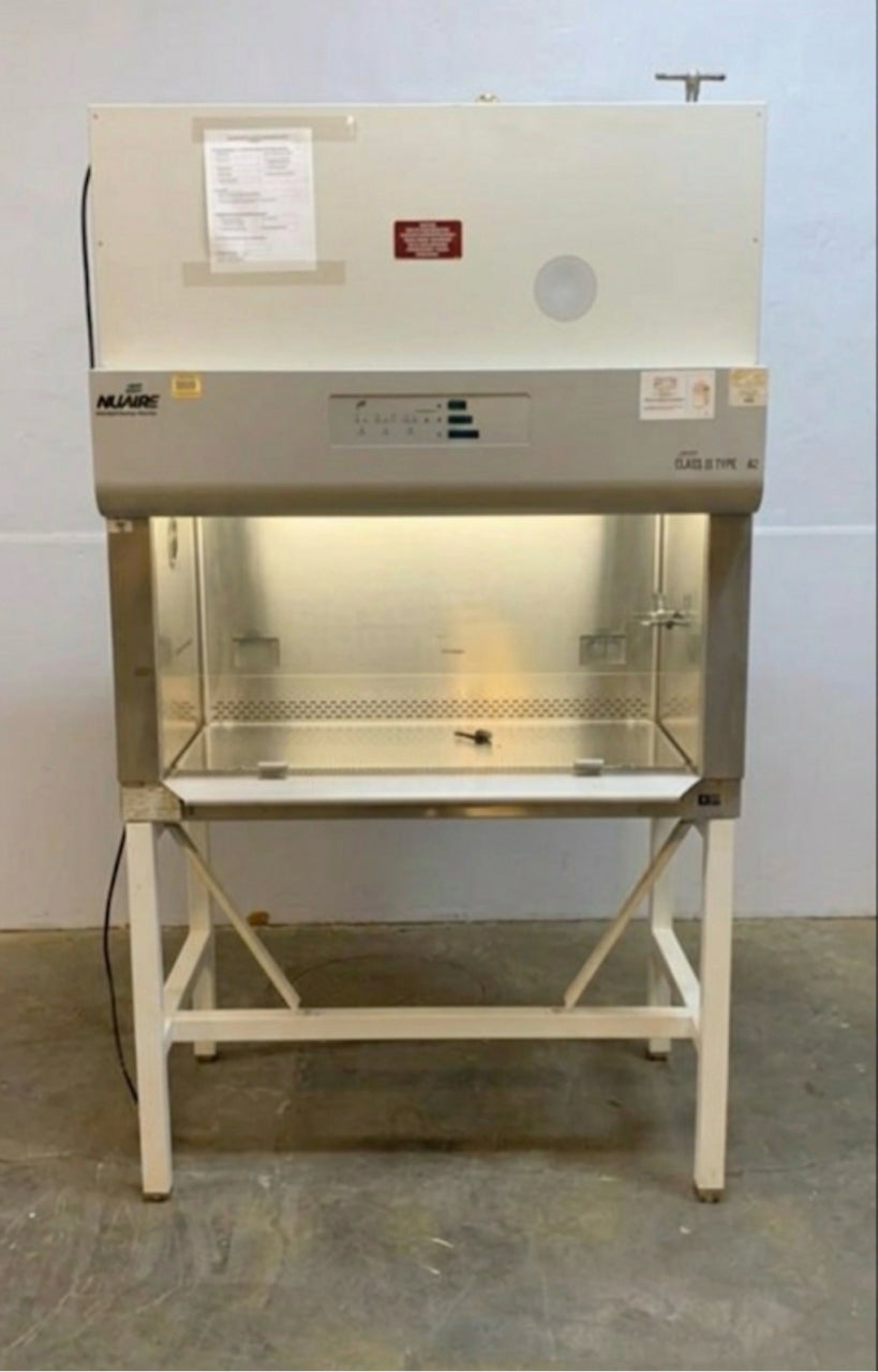 NuAire LabGard NU-440-400 Class II Type A2 Biosafety Cabinet BSC Biosafety Fume Hood & Stand (S6LLST8287)
