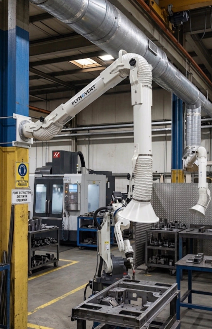 PlymoVent Fume Extraction Snorkler Arm MMH-100-15-W '05(S6LLST3003)