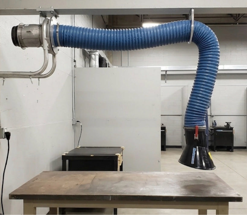 Fisher Hamilton 4' Safeaire Fumehood 2 Direction Sash Monitor & Bench (SKU: 4068AA)