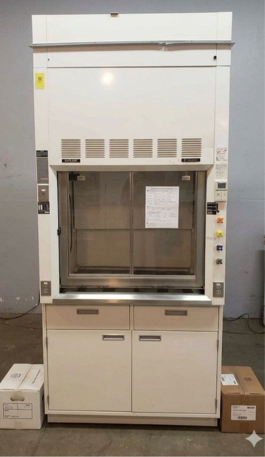 Fisher Hamilton 4' Safeaire Fumehood 2 Direction Sash Monitor & Bench (SKU: 4068AA)